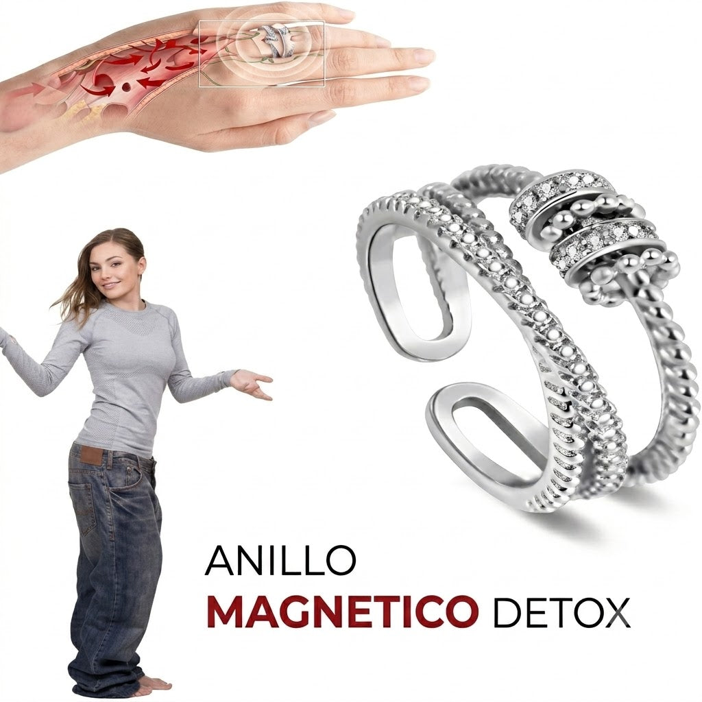 Anillo magnetico detox- Anillo Bisuteria