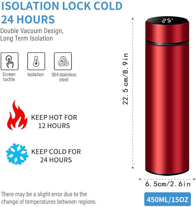 Termo frio y calor con pantalla