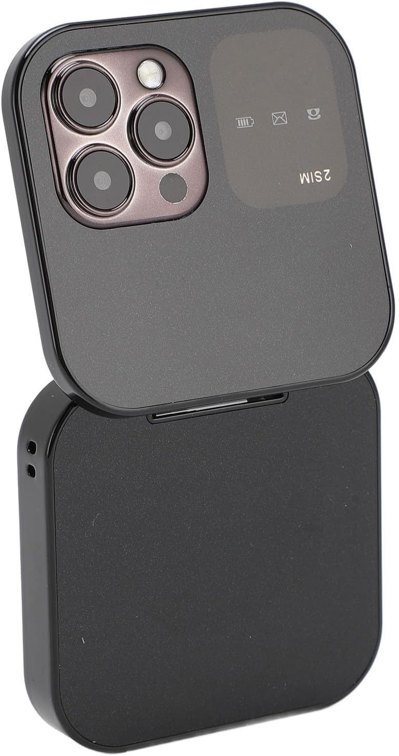 Teléfono plegable con doble pantalla  i16 Pro negro - additional image 14