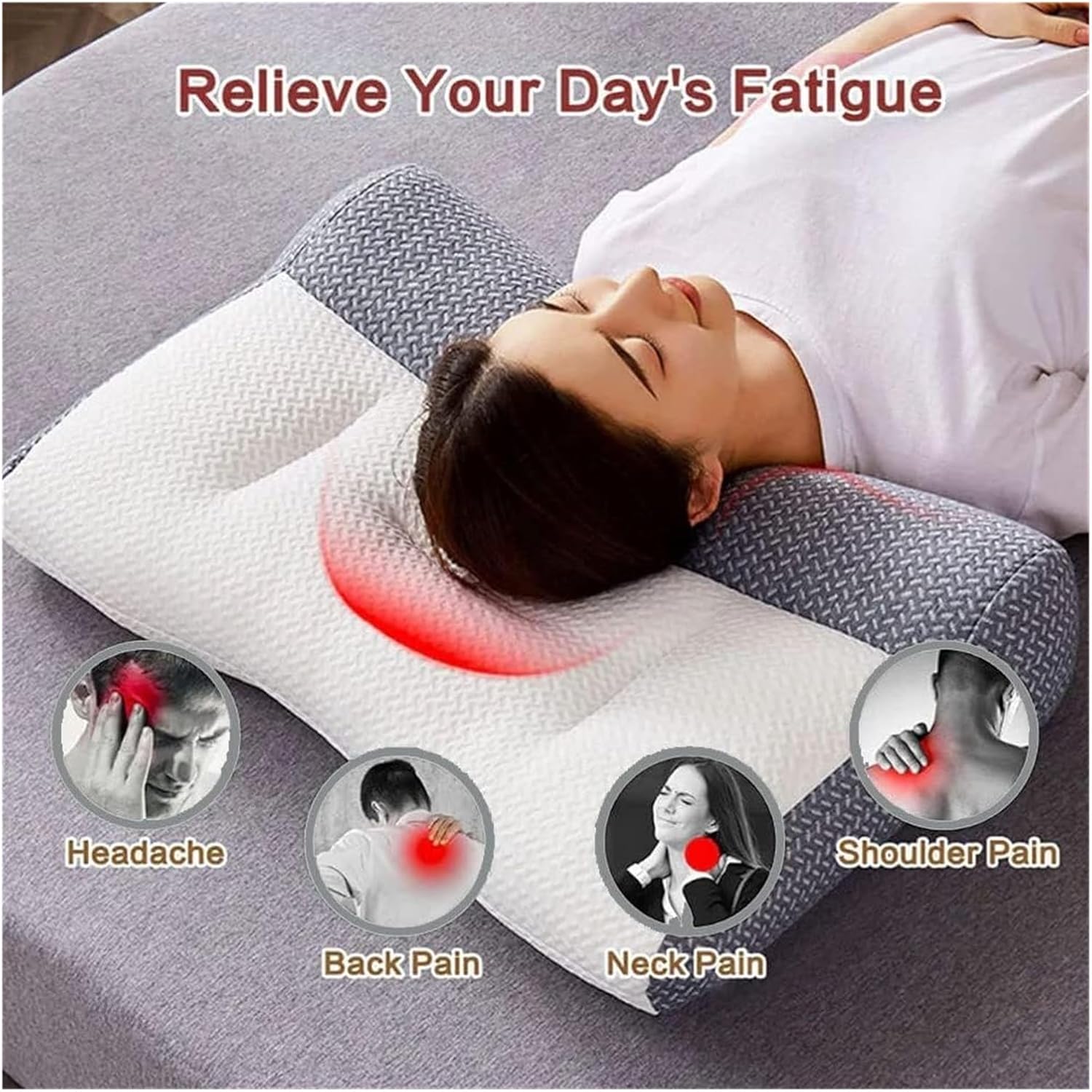 Almohada ergonómica antiestré