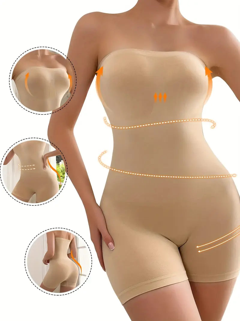 Faja moldeadora sin tirantes con control de abdomen