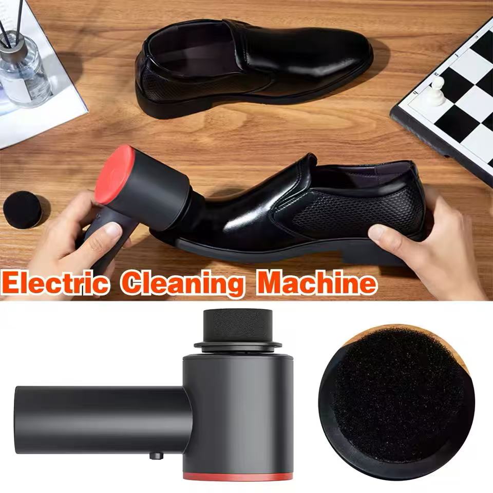 Cepillo limpiador de zapatos eléctrico